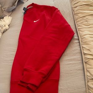 Nike small red sweatshirt like new